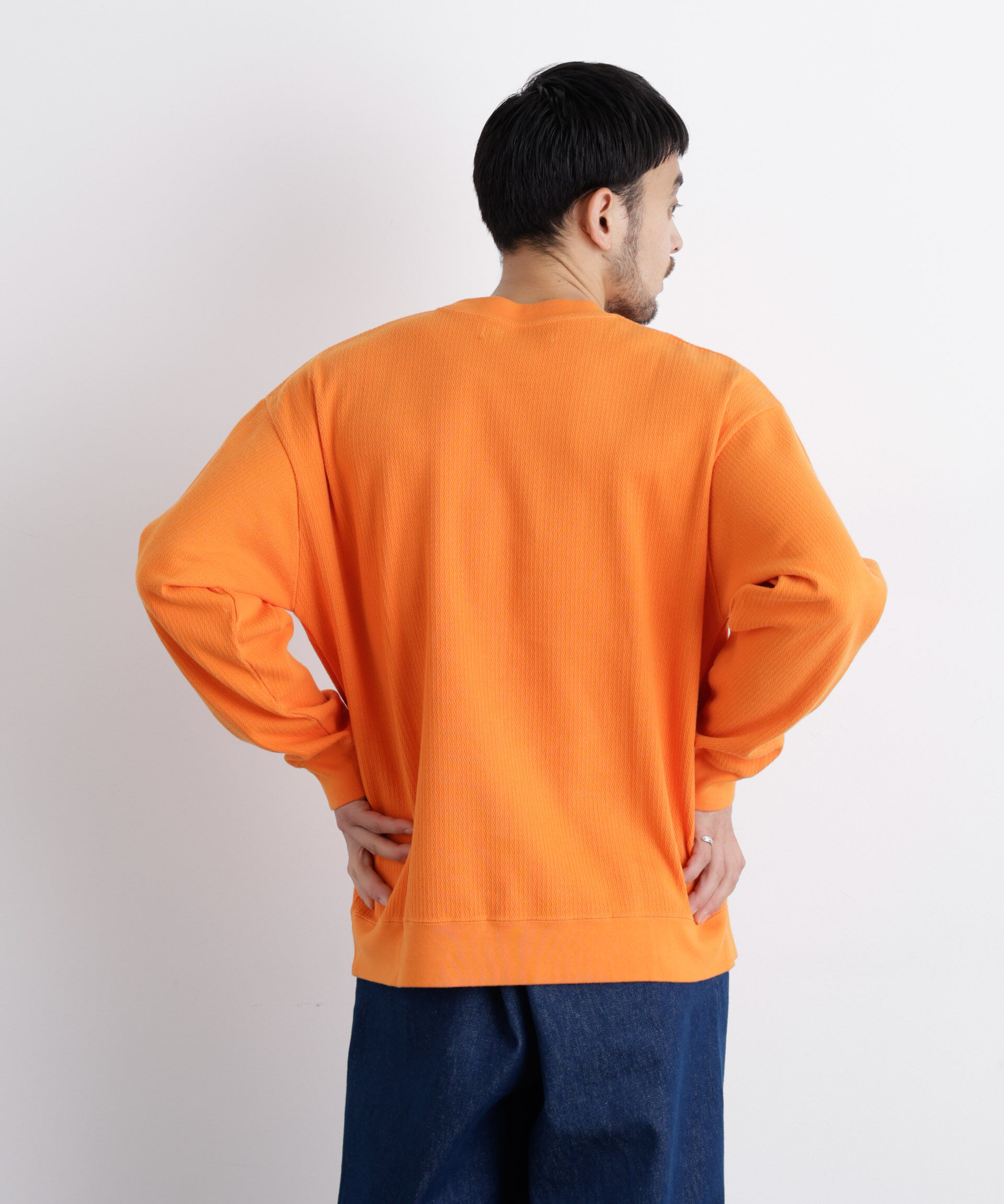 nano･universe「コットンサーマルクルーネックプルオーバー」|Tシャツ・カットソー|