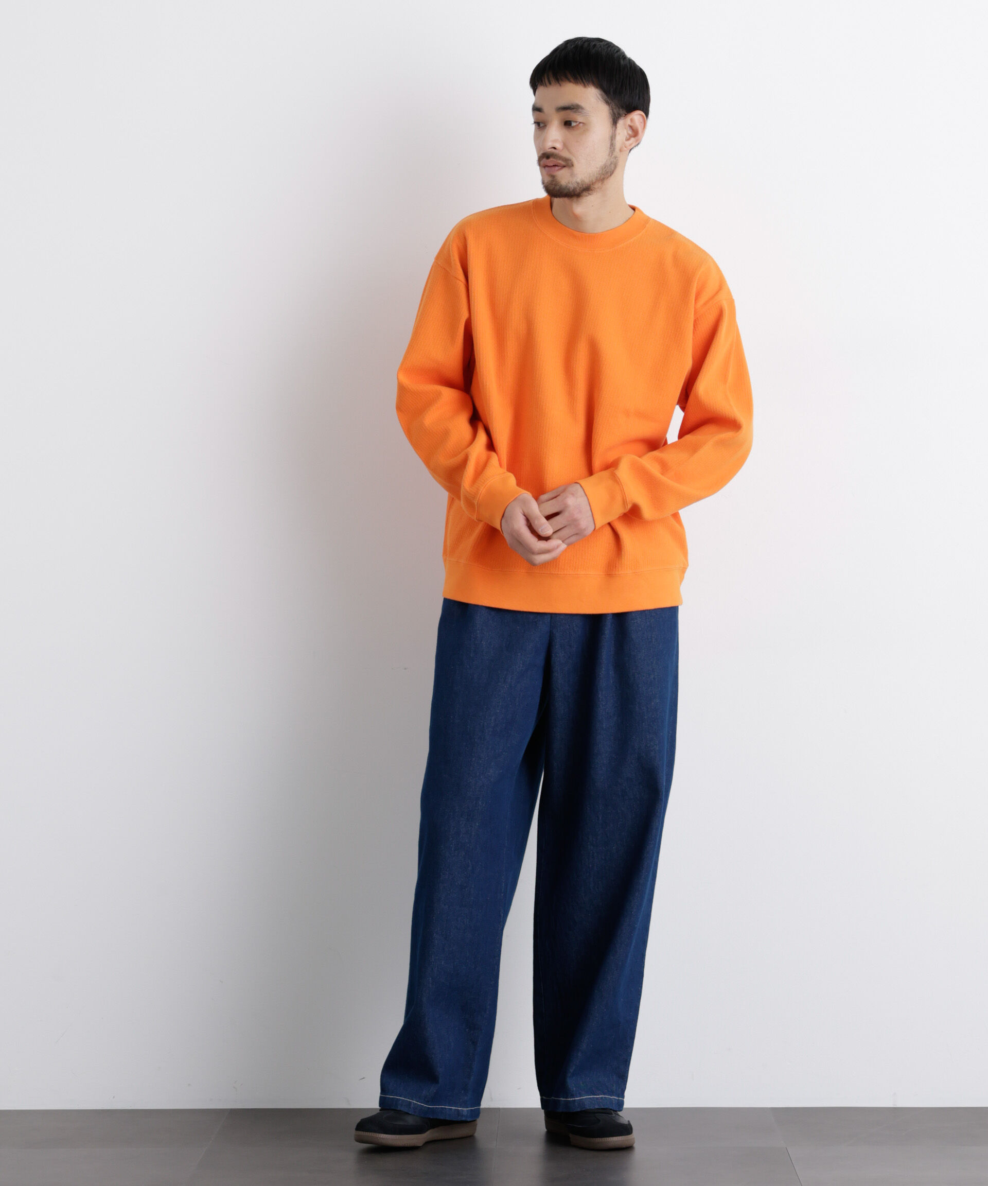 nano･universe「コットンサーマルクルーネックプルオーバー」|Tシャツ・カットソー|