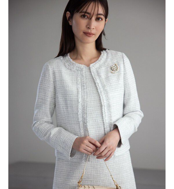 組曲「【セットアップ対応】ラメループモールツイード ワンピース」|ワンピース|