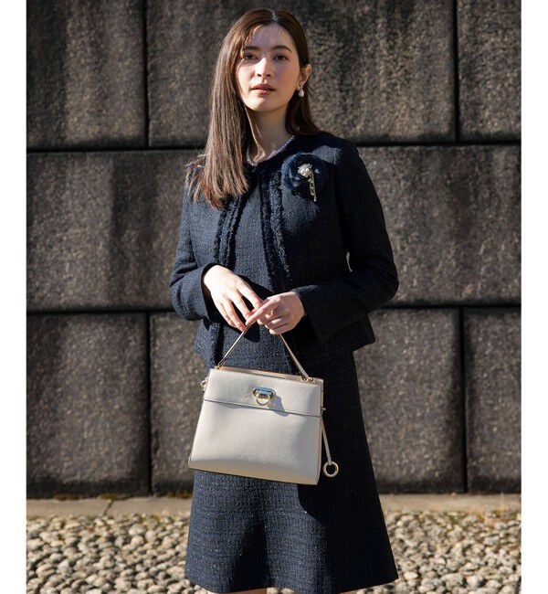 組曲「【セットアップ対応】ラメループモールツイード ワンピース」|ワンピース|