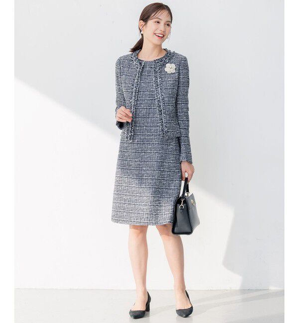 組曲「【セットアップ対応】ラメループモールツイード ワンピース」|ワンピース|