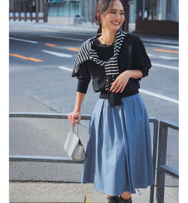 組曲「【5色展開・UVケア】スタイルアップ ドルマンスリーブ ニット」|ニット・セーター|