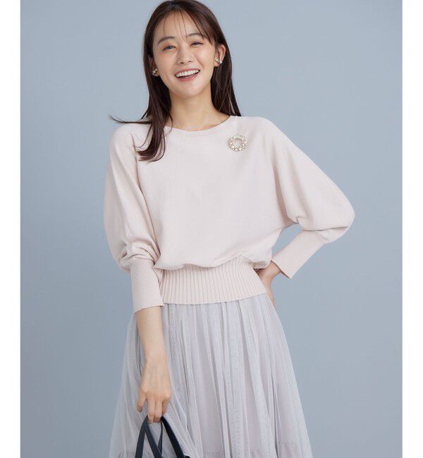 組曲「【5色展開・UVケア】スタイルアップ ドルマンスリーブ ニット」|ニット・セーター|