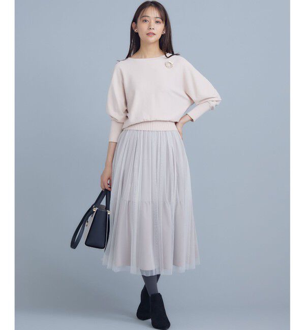 組曲「【5色展開・UVケア】スタイルアップ ドルマンスリーブ ニット」|ニット・セーター|