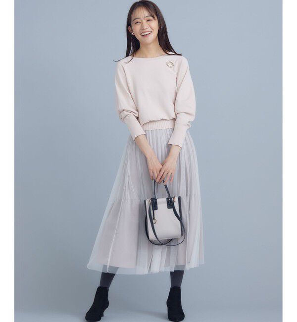 組曲「【5色展開・UVケア】スタイルアップ ドルマンスリーブ ニット」|ニット・セーター|