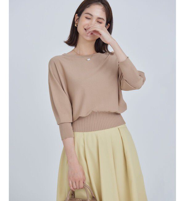 組曲「【5色展開・UVケア】スタイルアップ ドルマンスリーブ ニット」|ニット・セーター|ｷｬﾒﾙﾍﾞ