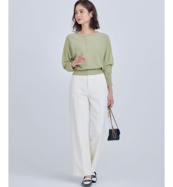 組曲「【5色展開・UVケア】スタイルアップ ドルマンスリーブ ニット」|ニット・セーター|