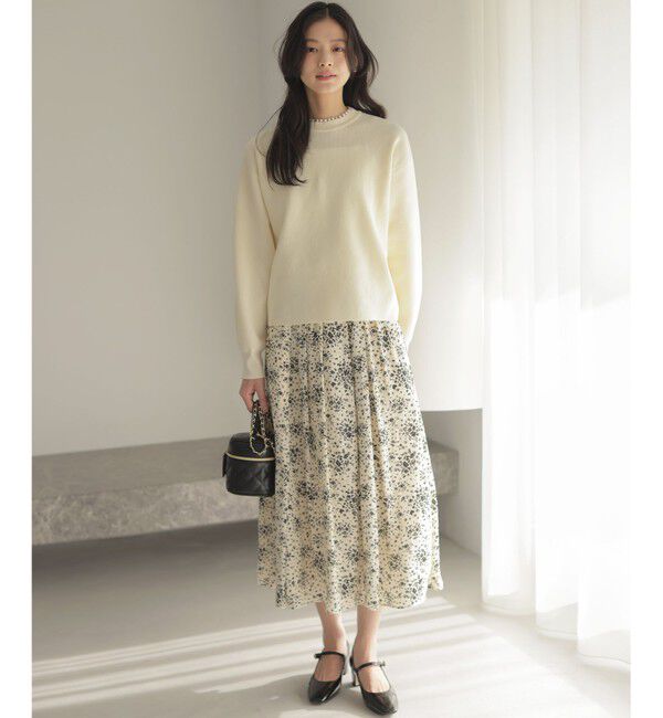 組曲「モザイクフラワープリント スカート」|スカート|