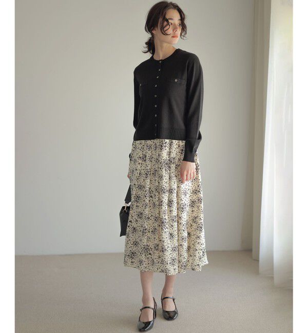 組曲「モザイクフラワープリント スカート」|スカート|