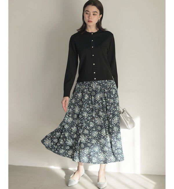 組曲「モザイクフラワープリント スカート」|スカート|
