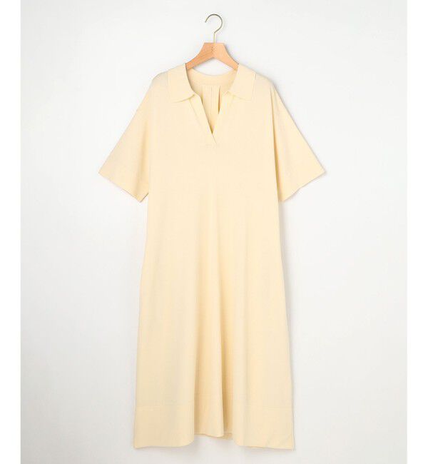 組曲「クリアストレッチスキッパーニット ワンピース」|ワンピース|