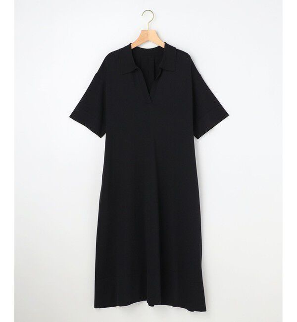 組曲「クリアストレッチスキッパーニット ワンピース」|ワンピース|