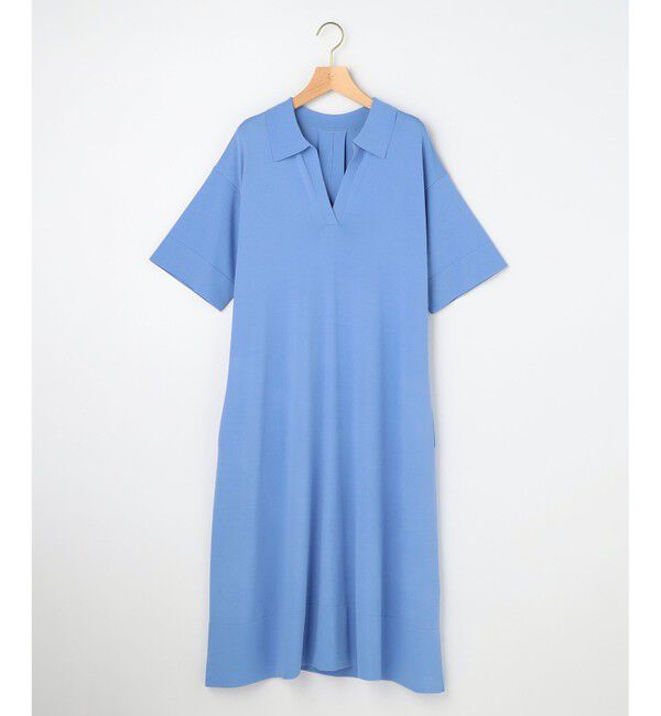 組曲「クリアストレッチスキッパーニット ワンピース」|ワンピース|