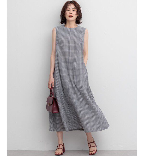 組曲「サッカーギンガムチェック Aラインワンピース」|ワンピース|