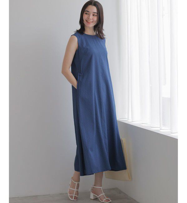 組曲「サッカーギンガムチェック Aラインワンピース」|ワンピース|