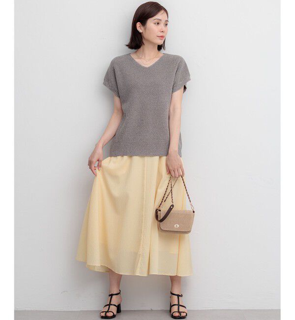 組曲「サッカーギンガムチェック フレアスカート」|スカート|