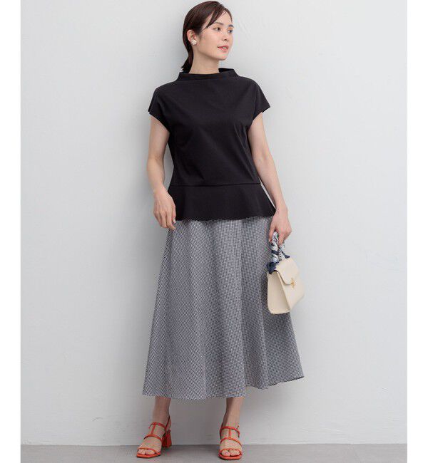 組曲「サッカーギンガムチェック フレアスカート」|スカート|