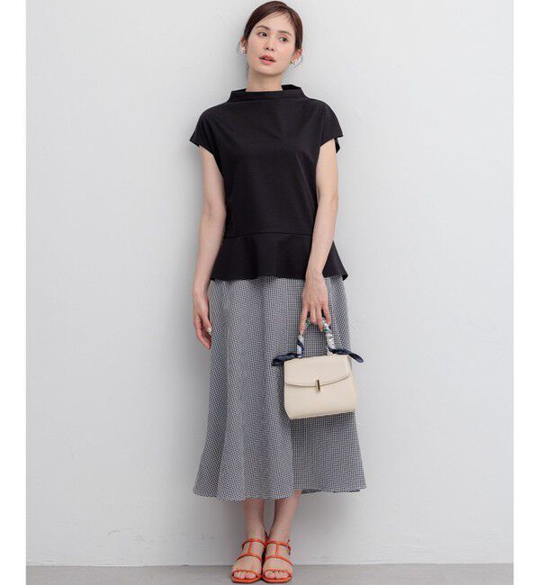 組曲「サッカーギンガムチェック フレアスカート」|スカート|