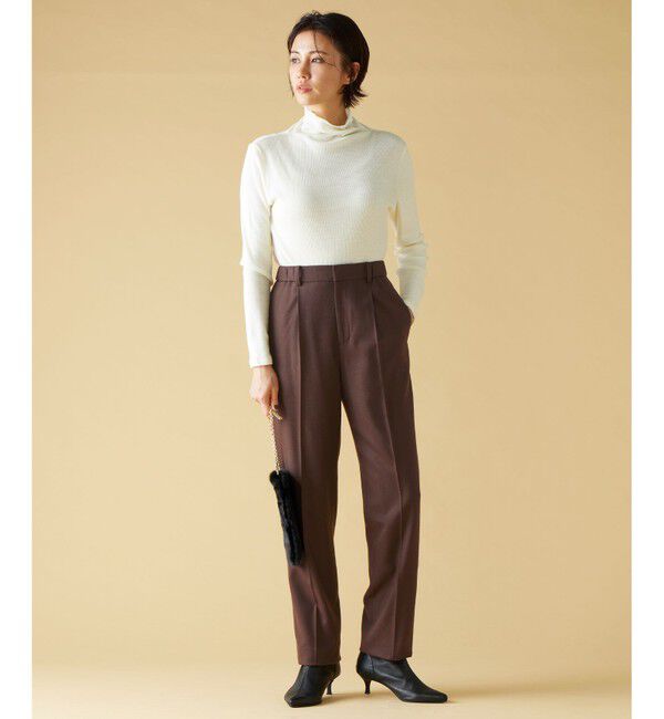 自由区「ウールサキソニーテーパード パンツ」|その他|