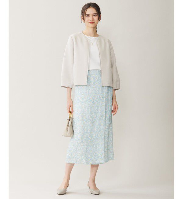 自由区「【WEB限定カラーあり・接触冷感・UVカット】クレープストレッチドルマン ニット」|ニット・セーター|