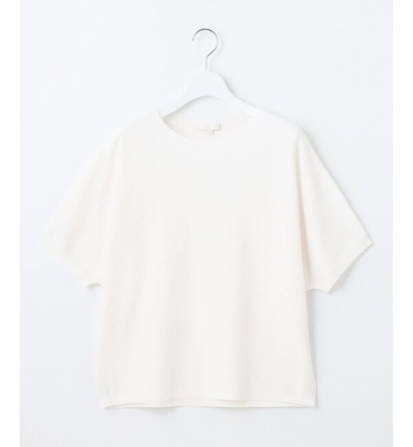 自由区「【WEB限定カラーあり・接触冷感・UVカット】クレープストレッチドルマン ニット」|ニット・セーター|