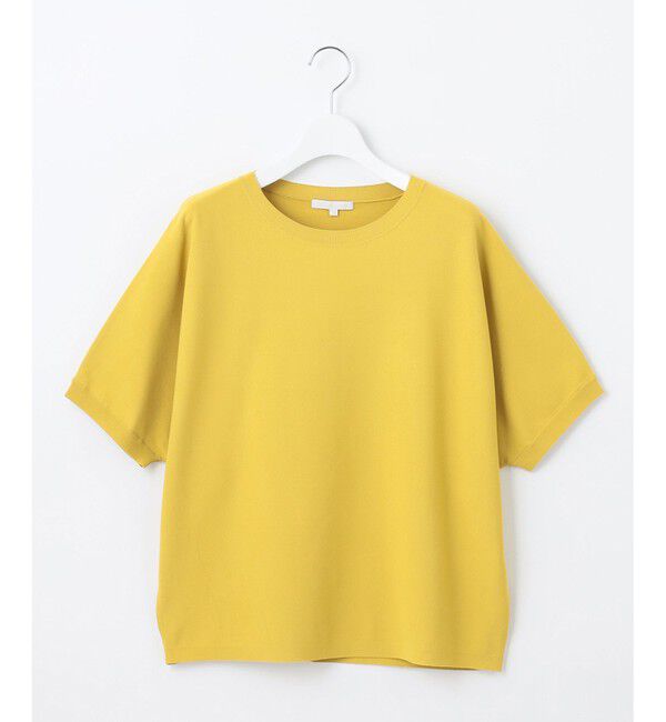 自由区「【WEB限定カラーあり・接触冷感・UVカット】クレープストレッチドルマン ニット」|ニット・セーター|