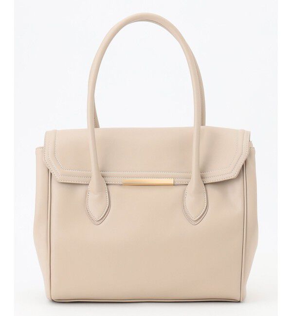 自由区「フラップオフ2WAY バッグ」|トートバッグ|ベージュ