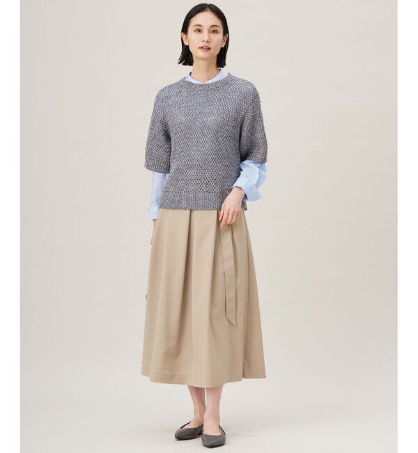 自由区「【洗える】SOMELOSバンドカラー ブラウス」|シャツ・ブラウス|