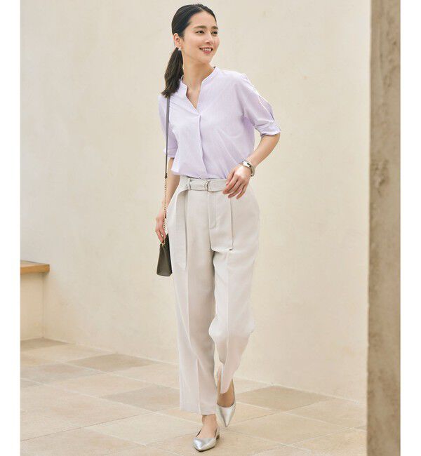 自由区「【セットアップ対応】ライトリネンライクテーパード パンツ」|その他|