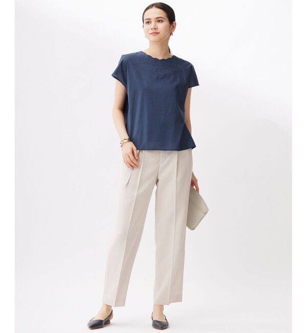 自由区「【セットアップ対応】ライトリネンライクテーパード パンツ」|その他|