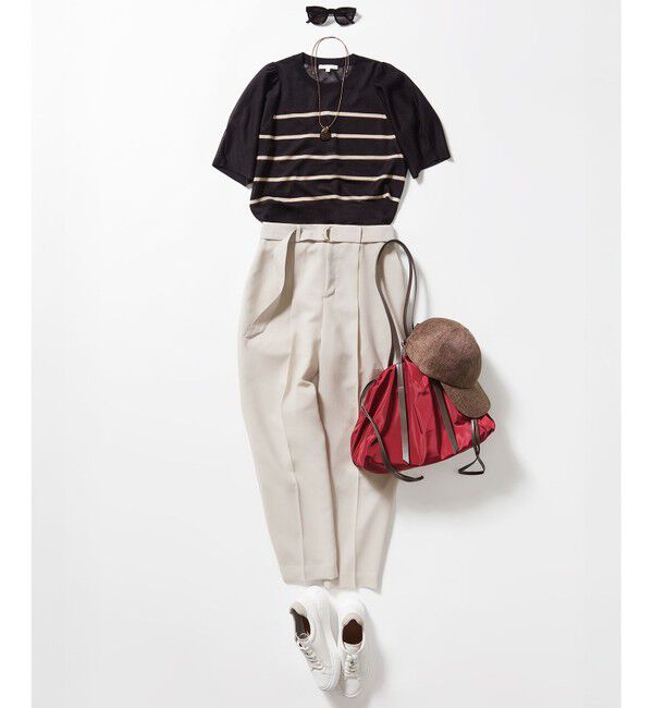 自由区「【セットアップ対応】ライトリネンライクテーパード パンツ」|その他|