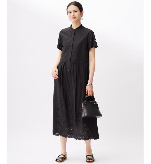 自由区「エンブロイダリーローンシャツ ワンピース」|ワンピース|