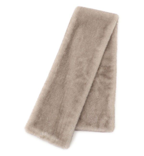 23区「フェイクファー ティペット」|マフラー|