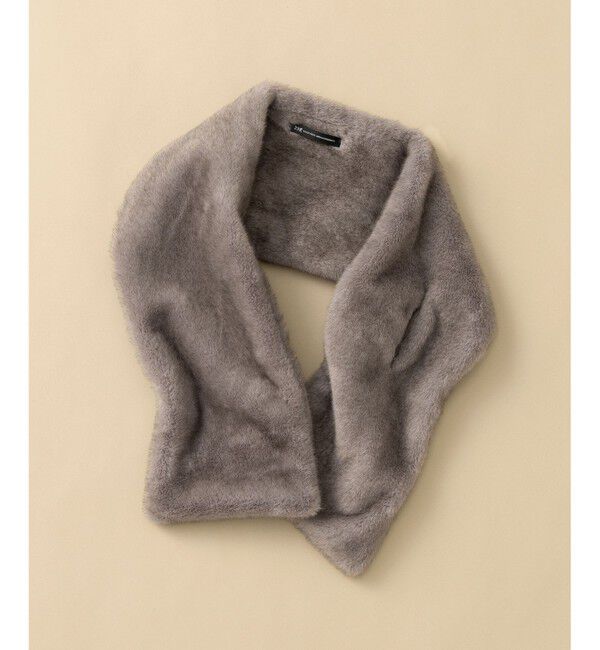 23区「フェイクファー ティペット」|マフラー|