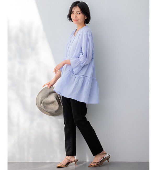 23区「【UVカット/洗える】ペーパー ブレード ハット」|ハット|