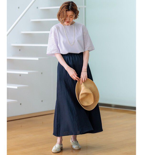 23区「【UVカット/洗える】ペーパー ブレード ハット」|ハット|