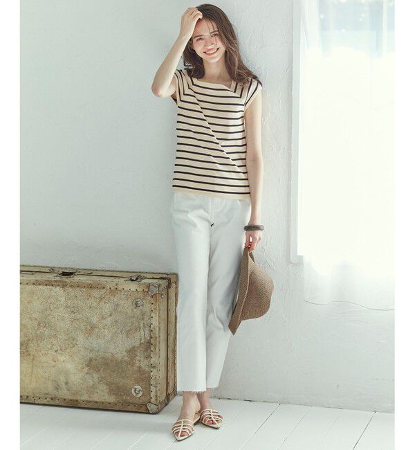 23区「【UVカット/洗える】ペーパー ブレード ハット」|ハット|