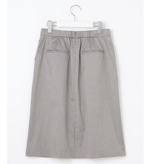 23区「【洗える/セットアップ対応】グロッシーコットンシャンブレー タイトスカート」|スカート|