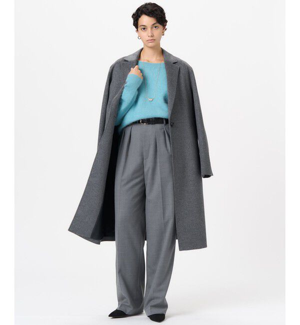 23区「【滝沢眞規子さん着用】ウールカシミヤビーバー チェスターコート」|チェスターコート|