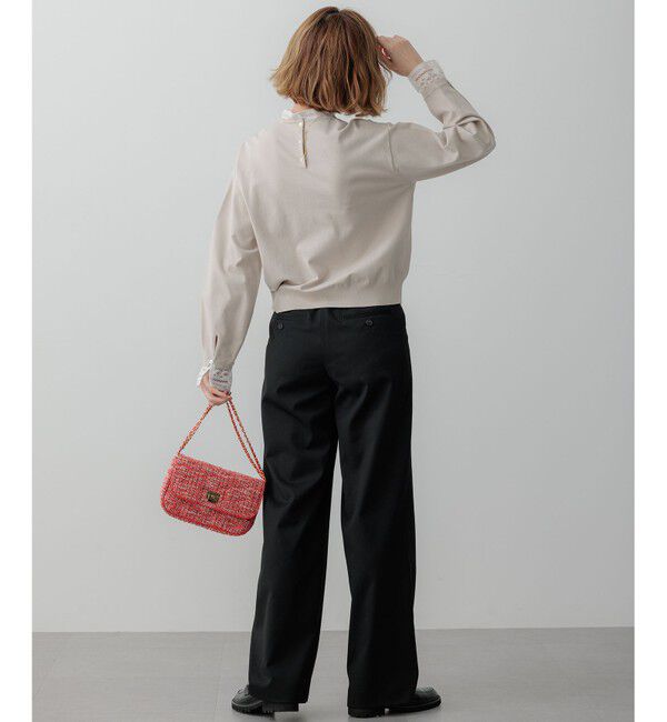 23区「【VERY3月号掲載/洗える】TRコンフォートストレッチ ワイドパンツ」|その他|