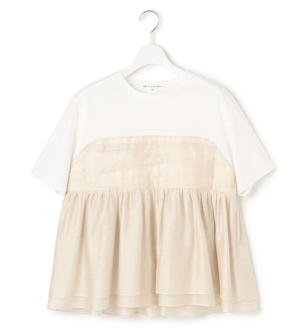 23区「【WEB&一部店舗限定カラーあり】オーガンジービスチェコンビ カットソー」|Tシャツ・カットソー|