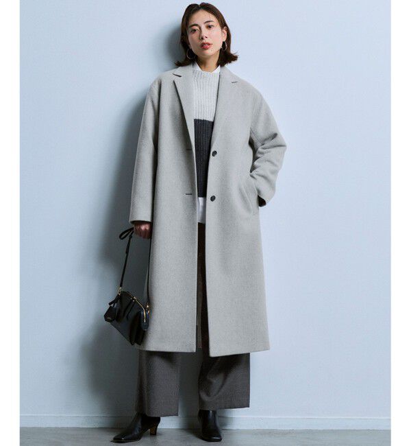 23区「【WEB&一部店舗限定】ウールモッサ チェスターコート」|チェスターコート|