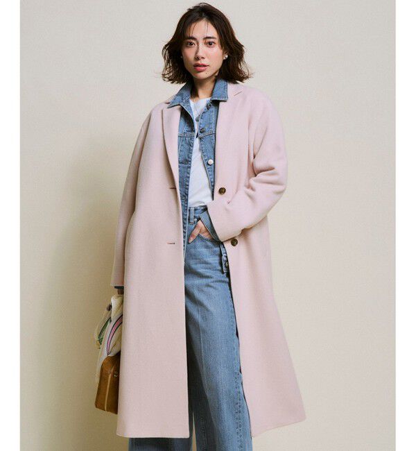 23区「【WEB&一部店舗限定】ウールモッサ チェスターコート」|チェスターコート|ﾗｲﾄﾋﾟﾝ