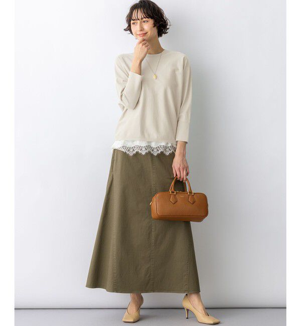 23区「ネオコンフォートストレッチ ドルマン ニット」|ニット・セーター|