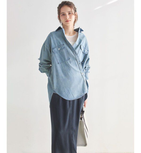 23区「【SLOW/一部店舗限定】リンクルレース シアー カットソー」|Tシャツ・カットソー|