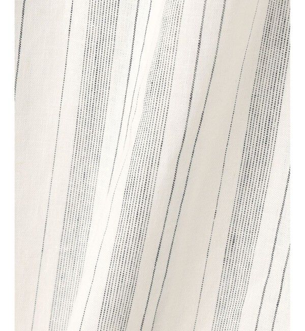 23区「【SLOW/一部店舗限定】ストライプエンブロイダリー ワンピース」|ワンピース|