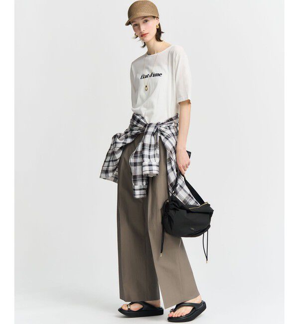 23区「レザータッチトング サンダル」|サンダル|