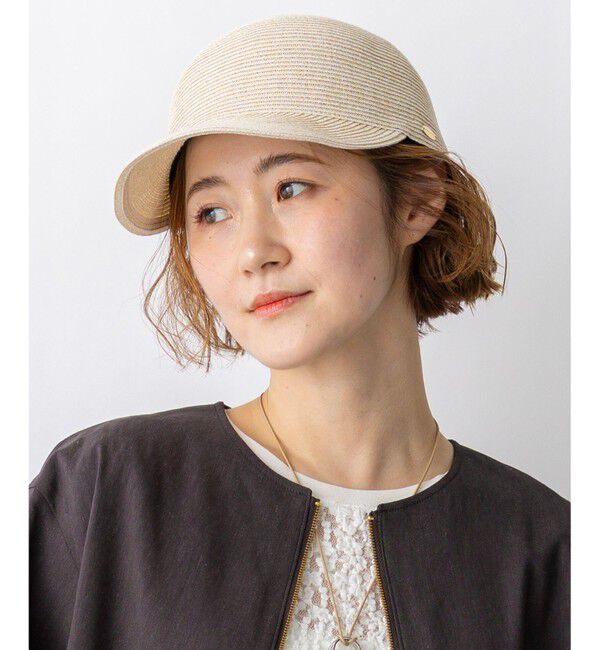 23区「ペーパーブレード キャップ」|キャップ・キャスケット|アイボリー系