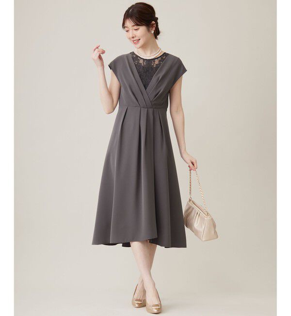 any SiS「【Lily Calin】カシュクールタック ドレス」|ドレス|