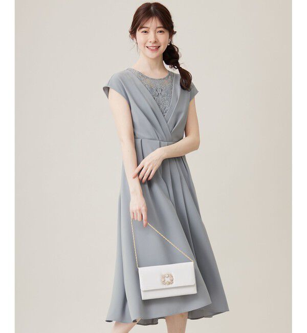 any SiS「【Lily Calin】カシュクールタック ドレス」|ドレス|ｽﾓｰｷｰﾌ